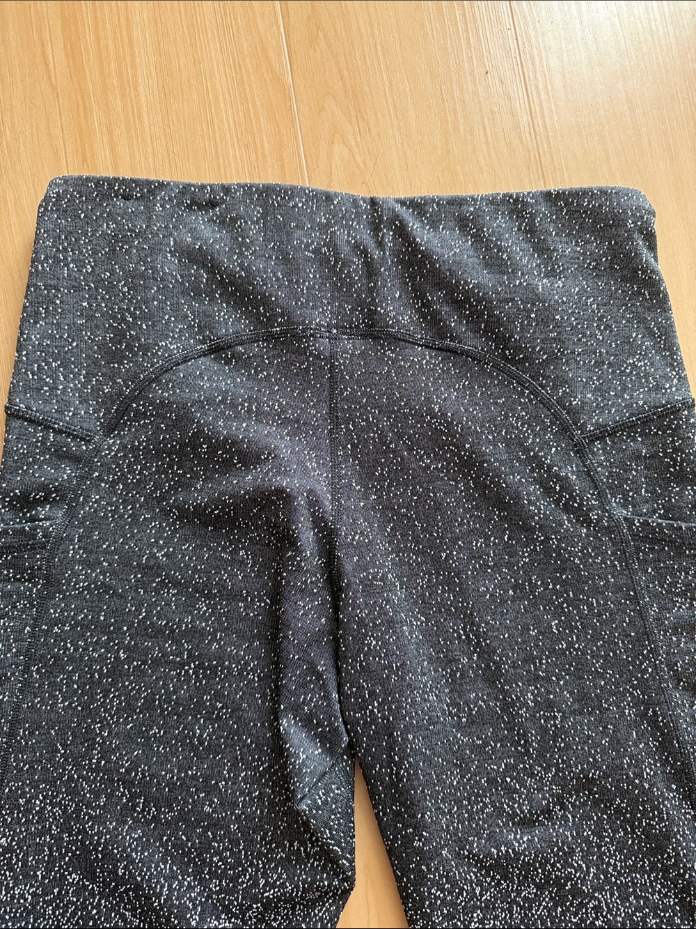 C9 BY CHAMPION ATHLETIC WORKOUT LEGGINGS SPECKLED OMBRÉ DESIGN SIDE POCKETS LG - Picture 11 of 14